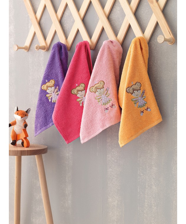 Σετ 4 Πετσετάκια Μπανιου Kids Bath 40x60 LOULOU/2 Βρεφικές Πετσέτες