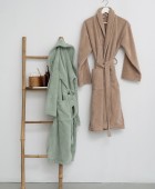 Μπουρνουζι-Ρόμπα Bath Collection SIMOUR BEIGE Medium Μπουρνούζια