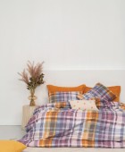 Σετ Μονά Σεντόνια Flannel Beauty 170x265 FB0218 Χωρίς Λάστιχο Σεντόνια Μονά