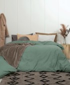 Ζευγος Μαξιλαροθηκες Mix & Match 52x72 ETOILE STEEL Μαξιλαροθήκες Μονόχρωμες