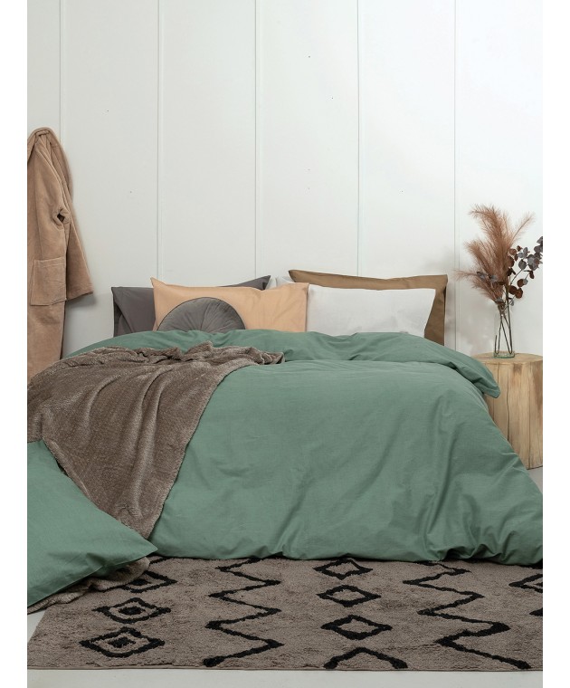 Ζευγος Μαξιλαροθηκες Mix & Match 52x72 ETOILE STEEL Μαξιλαροθήκες Μονόχρωμες