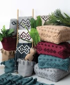Διακοσμητικο Καλαθι Με Χερουλια Home Décor 30x40 FABIAN BORDEAUX Διακοσμητικά Καλάθια