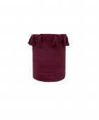 Διακοσμητικο Καλαθι Με Χερουλια Home Décor 30x40 FABIAN BORDEAUX Διακοσμητικά Καλάθια