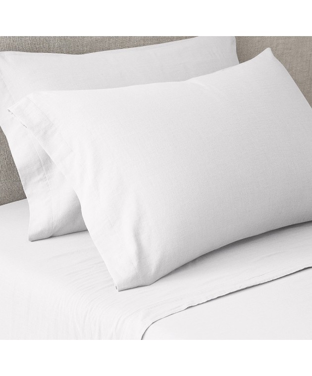 ΣEΤ ΜΑΞ/ΚΕΣ 50Χ70 RIHANNA (WHITE) SIMPLE 100% C/S Μαξιλαροθήκες Μονόχρωμες