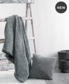 Ριχτάρι πολυθρόνας (160Χ180) ESSIE DARK GREY, RYTHMOS HOME Ριχτάρια Χειμωνιάτικα