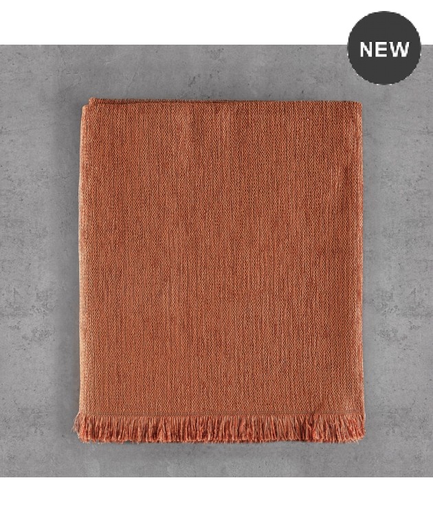Ριχτάρι τετραθέσιου (180Χ330) ESSIE TERRACOTTA, RYTHMOS HOME Ριχτάρια Χειμωνιάτικα