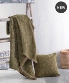 Ριχτάρι τριθέσιου (180Χ280) ESSIE KHAKI, RYTHMOS HOME Ριχτάρια Χειμωνιάτικα