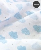 Σετ παπλωματοθήκη κούνιας (110Χ160) CLOUDY BLUE, RYTHMOS HOME Βρεφικές Παπλωματοθήκες