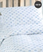 Σετ μαξιλαροθήκες παιδικές (50Χ70) CLOUDY BLUE, RYTHMOS HOME Παιδικές Μαξιλαροθήκες