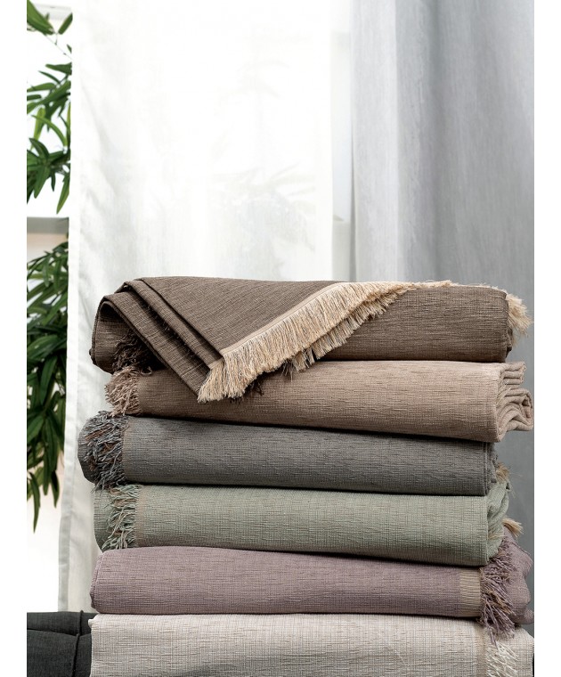 Ριχτάρι Πολυθρόνας TUNA POWDER 180Χ180 Ριχτάρια Χειμωνιάτικα