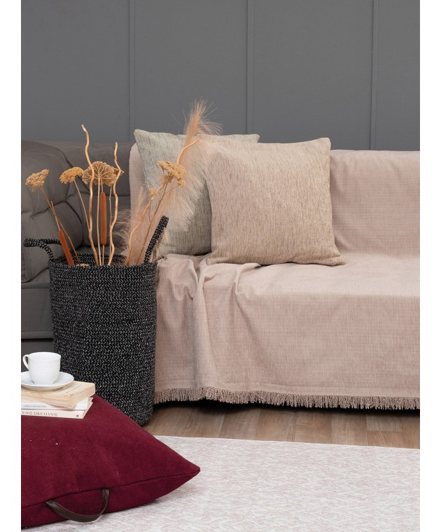 Ριχτάρι Πολυθρόνας TUNA POWDER 180Χ180 Ριχτάρια Χειμωνιάτικα