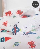 Σετ μαξιλαροθήκες παιδικές (50Χ70) ASTRONIO, RYTHMOS HOME Παιδικές Μαξιλαροθήκες