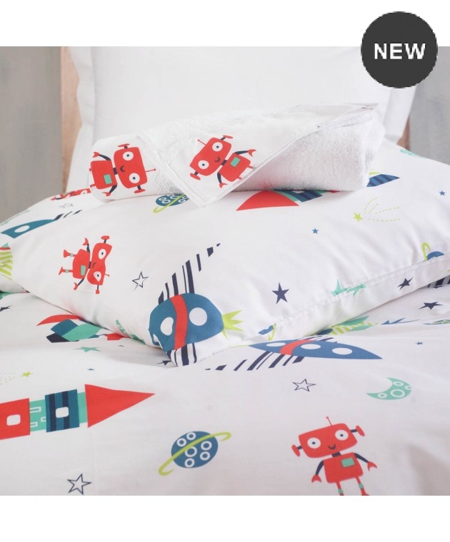 Σετ μαξιλαροθήκες παιδικές (50Χ70) ASTRONIO, RYTHMOS HOME Παιδικές Μαξιλαροθήκες