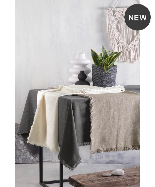 Τραπεζομάντηλο (170Χ270) MERIT BEIGE, RYTHMOS HOME Τραπεζομάντηλα