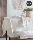 Τραπεζομάντηλο (170Χ320) MERIT OFF WHITE, RYTHMOS HOME Τραπεζομάντηλα