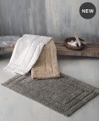 Πατάκι μπάνιου (50X80) SENNA 02 BEIGE, RYTHMOS HOME Πατάκια Mπάνιου