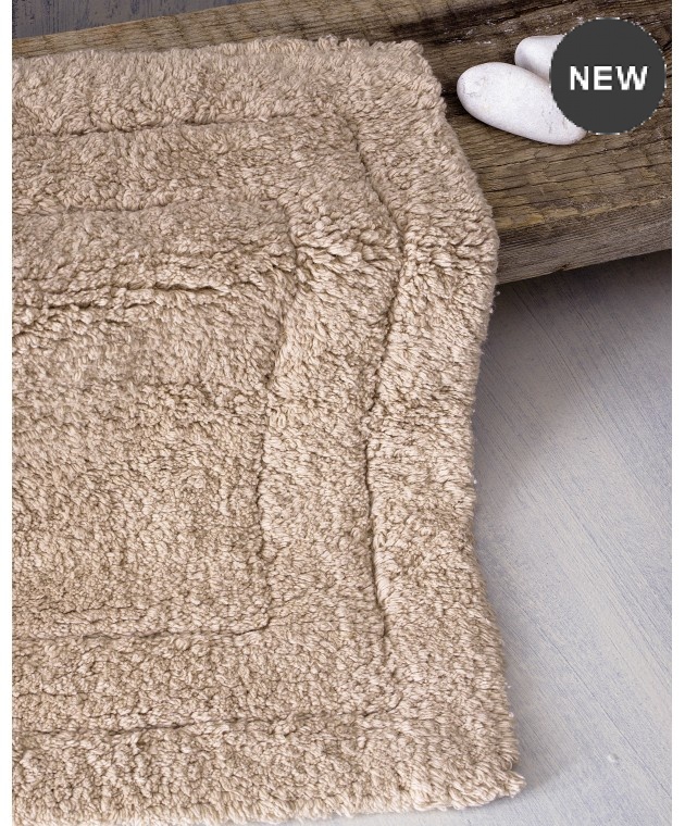 Πατάκι μπάνιου (50X80) SENNA 02 BEIGE, RYTHMOS HOME Πατάκια Mπάνιου