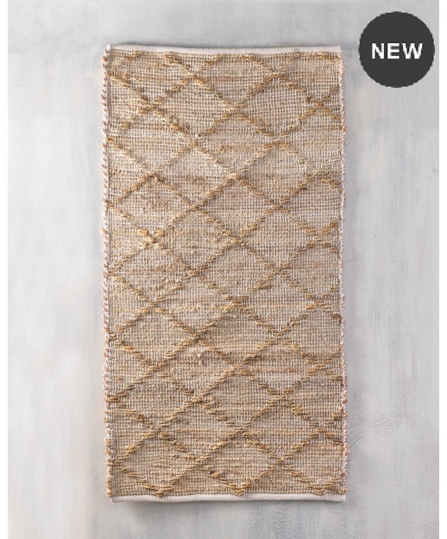 Χαλί (70X140) KYRA BEIGE, RYTHMOS HOME Μοντέρνα Χαλιά