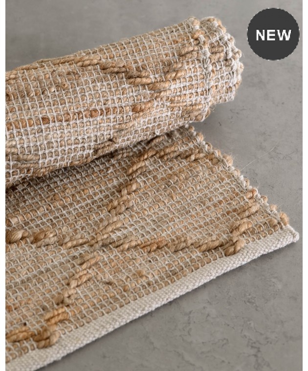 Χαλί (60Χ120) KYRA BEIGE-ECRU, RYTHMOS HOME Μοντέρνα Χαλιά