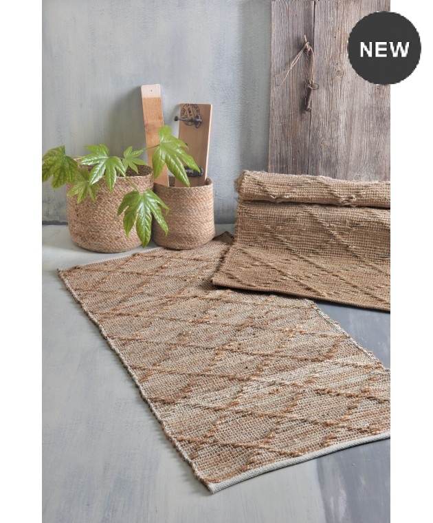 Χαλί (70X140) KYRA BEIGE-ECRU, RYTHMOS HOME Μοντέρνα Χαλιά