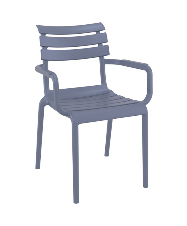 PARIS DARK GREY ΠΟΛΥΘΡΟΝΑ ΠΟΛ/ΝΙΟΥ 58x59x84εκ. Πολυθρόνες