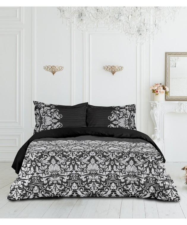 ΣΕΤ ΘΗΚΗ Υ/Δ DAMASK 220x240CM 2*52X72CM 100% COTTOSATIN 230TC Παπλωματοθήκες Υπέρδιπλες