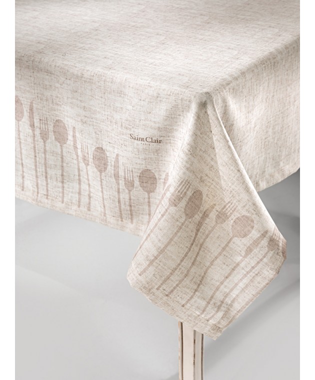 Τραπεζομάντηλο 1007 Beige 145x180 Τραπεζομάντηλα