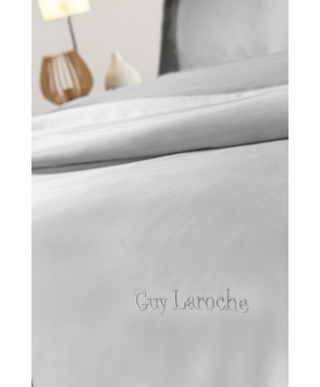 Σετ παπλωματοθήκη 3τμχ SILKY Silver 245x255 Παπλωματοθήκες Υπέρδιπλες Μονόχρωμες