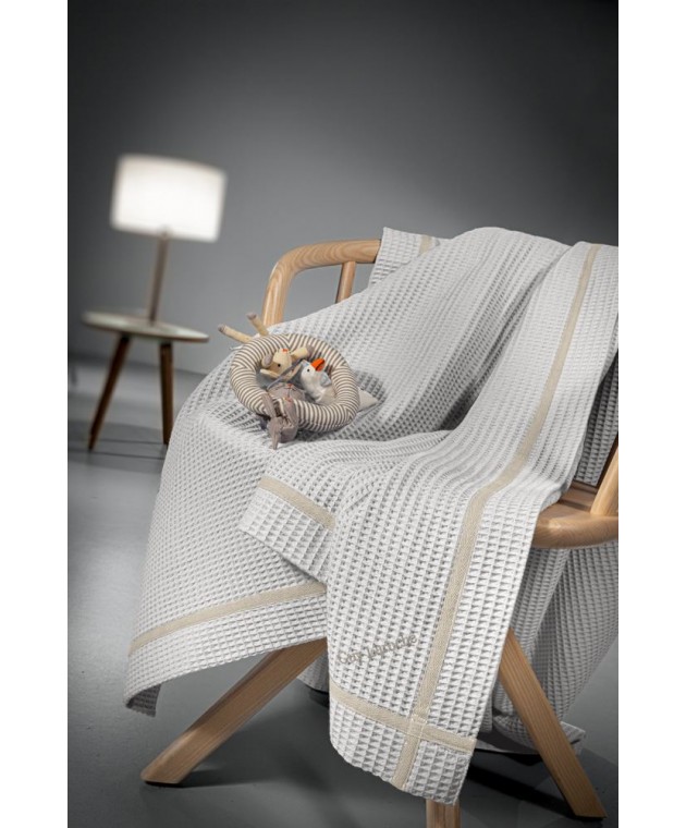 Κουβέρτα bebe MOOD SILVER 110x140 Πικέ Κουβέρτες