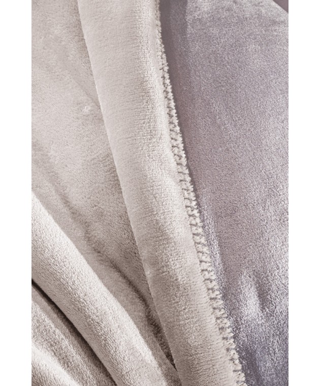 ΠΡΟΣΦΟΡΑ! Κουβέρτα VELVET Melanze 160X220 δύο όψεων και ΔΩΡΟ μαξιλαράκι διακοσμητικό 45x45 Κουβέρτες Fleece Μονές