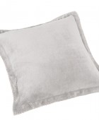 ΠΡΟΣΦΟΡΑ! Κουβέρτα VELVET  Silver 100X140 δύο όψεων και ΔΩΡΟ μαξιλαράκι διακοσμητικό 45x45 Fleece  Κουβέρτες