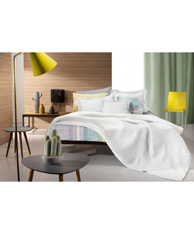 Κουβέρτα - Κάλυμμα κρεβατιού RAIN Snow White 245x260 Κουβέρτες Βαμβακερές Υπέρδιπλες