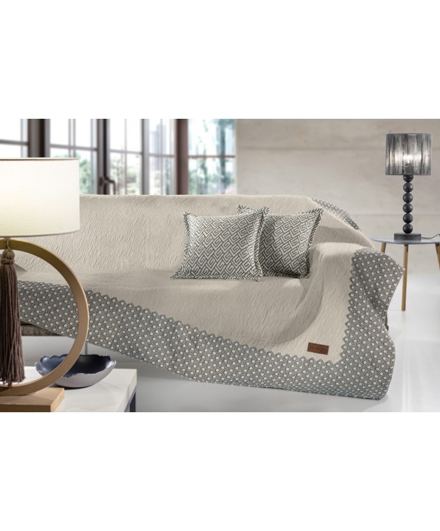 Ριχτάρι ZIRCON Grey 180X150 Ριχτάρια Χειμωνιάτικα