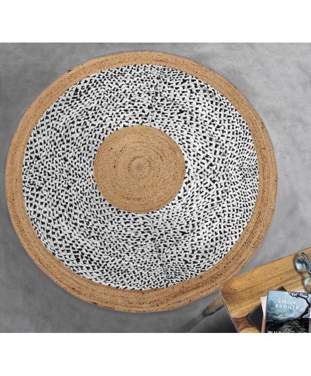 Στρογγυλό χαλί KALI Natural 150cm Μοντέρνα Χαλιά