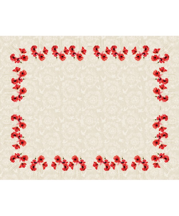 Τραπεζομάντηλο 11 Red 145X145 Τραπεζομάντηλα
