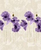 Σουπλά Easter 11. Purple Lazer Cut 45x33 Σουπλά Πασχαλινά