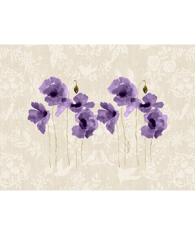 Σουπλά Easter 11. Purple Lazer Cut 45x33 Σουπλά Πασχαλινά