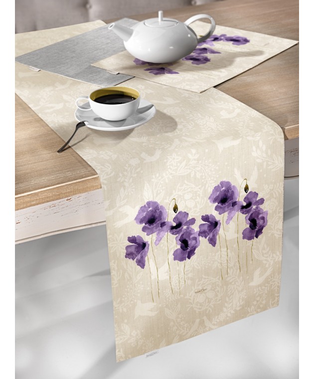 Σουπλά Easter 11. Purple Lazer Cut 45x33 Σουπλά Πασχαλινά