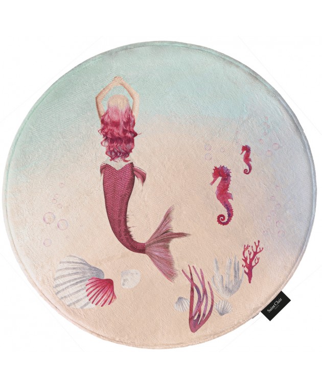 Στρογγυλό χαλί softy MERMAID 100cm Παιδικά Χαλιά