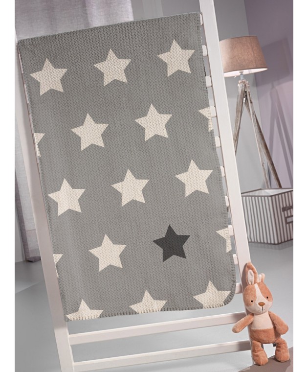 Κουβέρτα Ultrasoft PIRINEO Grey 160x220 Κουβέρτες Fleece