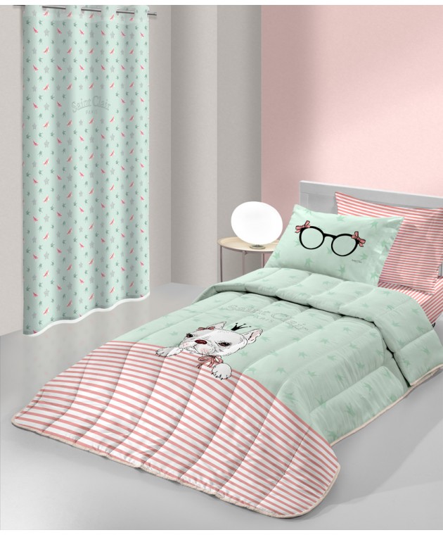 Πάπλωμα ROSIE Mint suede 160x220 Παιδικά Παπλώματα