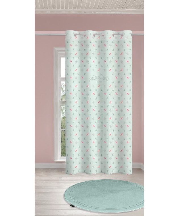 Koυρτίνα soft-touch ROSIE Mint V2 160x240 Παιδικές Κουρτίνες