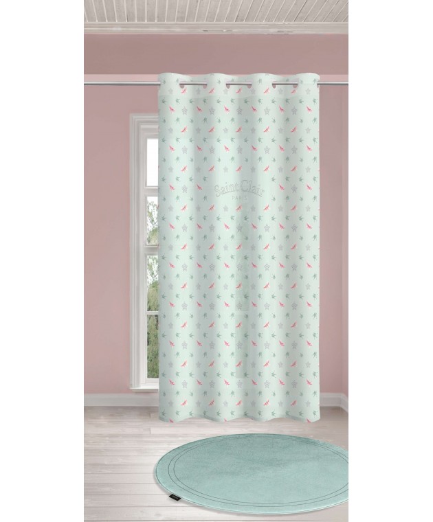 Koυρτίνα soft-touch ROSIE Mint V2 160x240 Παιδικές Κουρτίνες