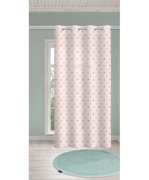 Koυρτίνα soft-touch ROSIE Pinky V2 160x240 Παιδικές Κουρτίνες