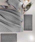 Χαλάκια SOFTY Charcoal 2τμχ 60x120 Χαλιά Κρεβατοκάμαρας