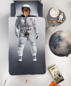 Παπλωματοθήκη & μαξιλαροθήκη SPACE Cotton 160x225 Παιδικές Παπλωματοθήκες