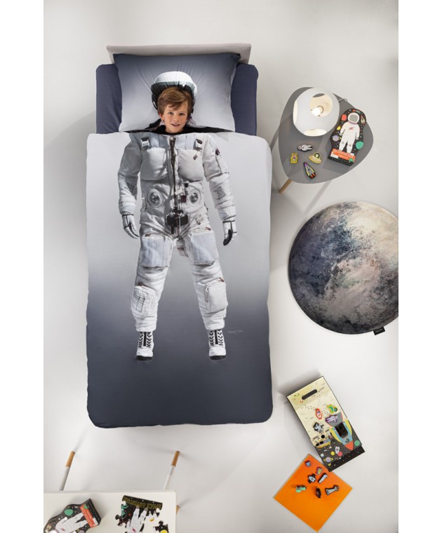 Παπλωματοθήκη & μαξιλαροθήκη SPACE Cotton 160x225 Παιδικές Παπλωματοθήκες