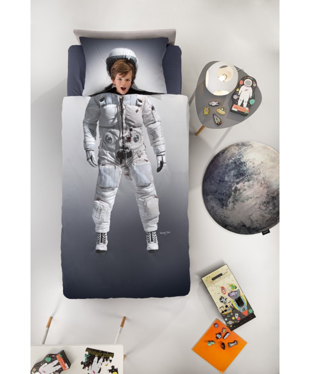 Παπλωματοθήκη & μαξιλαροθήκη SPACE Cotton 160x225 Παιδικές Παπλωματοθήκες