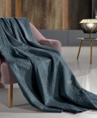 Ριχτάρι AVON EMERALD 170X250 & διακοσμητική μαξιλαροθήκη 40X40 Ριχτάρια Χειμωνιάτικα
