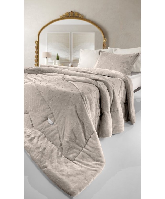 Πάπλωμα BOLERO NATURAL 160X220 Κουβερτοπαπλώματα Μονά
